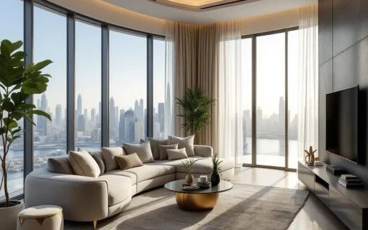 A stunning view of Dubai
