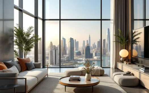 A panoramic view of Dubai