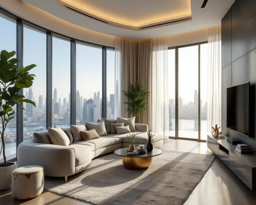 A stunning view of Dubai