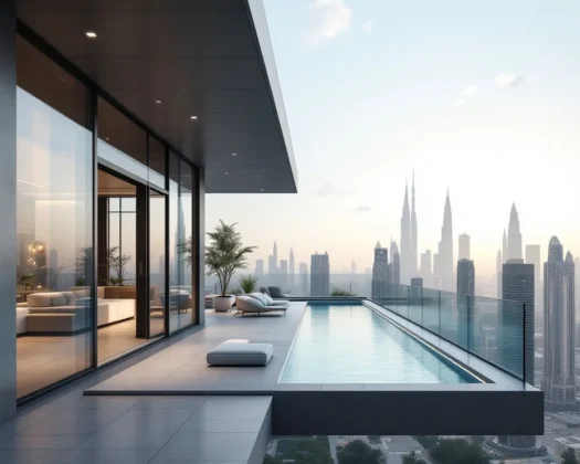 Floating penthouses in Dubai with a stunning waterfront view