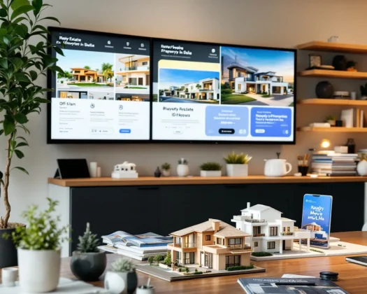 Dubai skyline with a variety of off-plan and ready properties