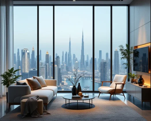 Dubai real estate market in 2026 with skyline view