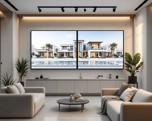 Buying property in Dubai skyline view