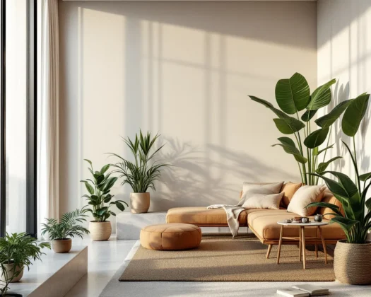 Biophilic design in a luxury Dubai apartment