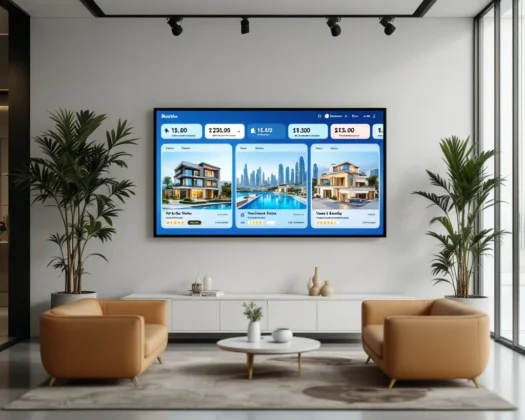 Dubai skyline with rental properties