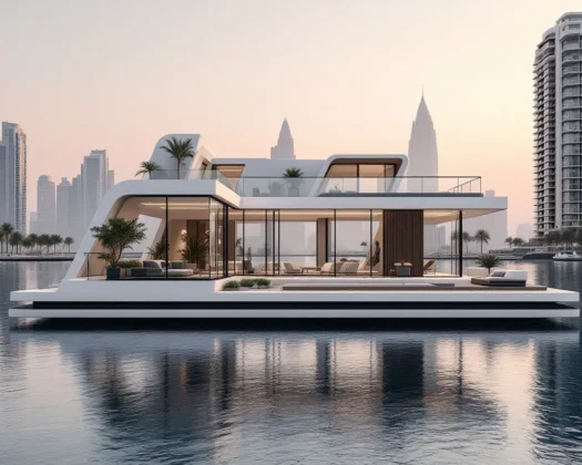 Floating luxury homes in Dubai
