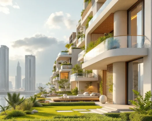 Eco-friendly apartment building in Dubai